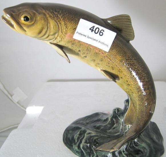 Beswic Model of a Trout Number 1032