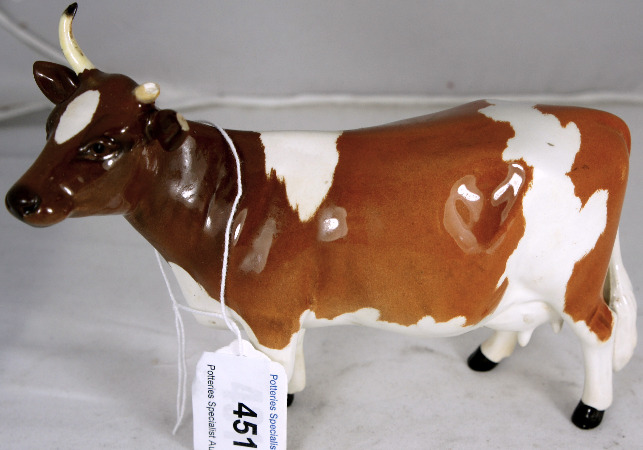 Beswick Model of a Ayrshire Cow 157b94