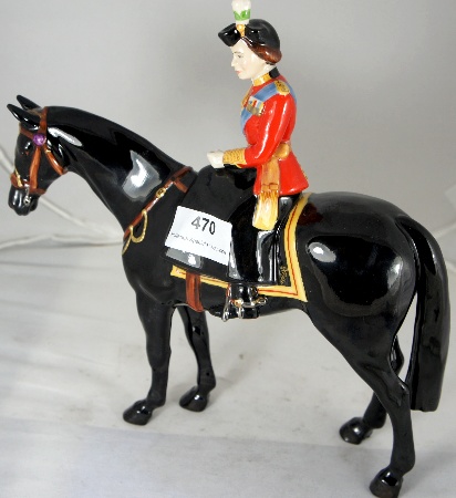 Beswick Queen Elizabeth II mounted on