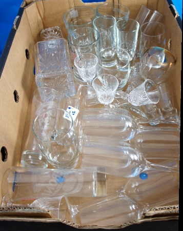 A Collection of Various Glassware