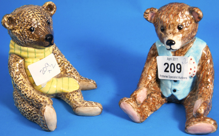Beswick Bears Archie and Benjamin 157d93