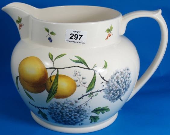 Spode Display Jug decorated with Plum