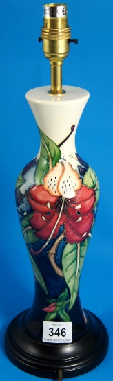 Moorcroft Lamp Base decorated with 157df1