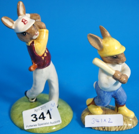 Royal Doulton Bunnykins Home Run 157dec