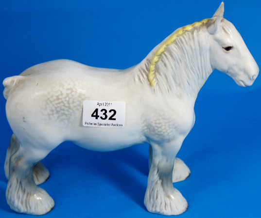 Beswick Shire Horse 818 Grey 157e1b