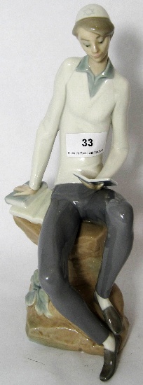 Lladro Figure of a Hebrew Student