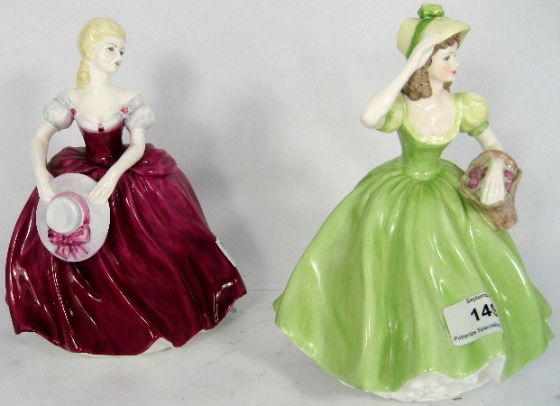 Coalport Figures from the Ladies 157ebf