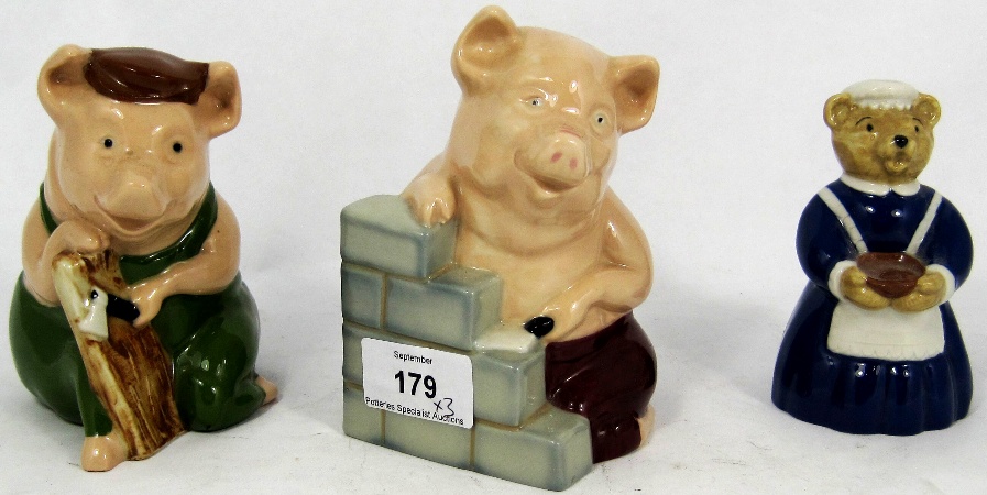 Wade CC1995 Pig Figures House of Brick