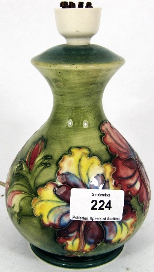 Moorcroft Lampbase decorated in the