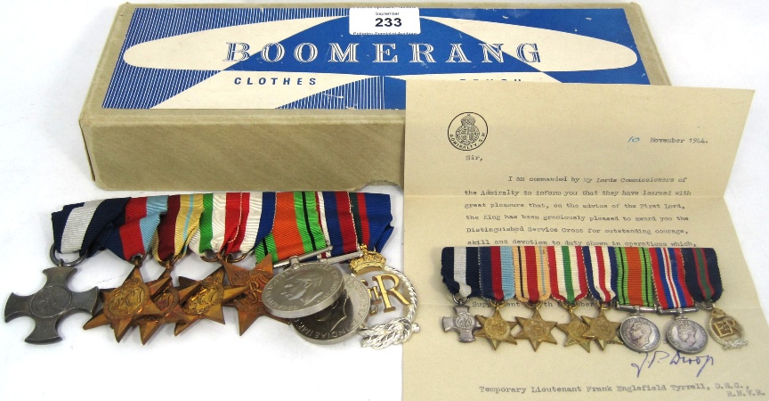 A Set of 8 Medals Awarded to Lieutenant 157ef8