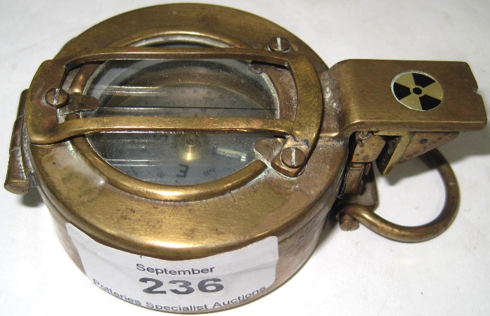 Military Brass Compass by Stanley of