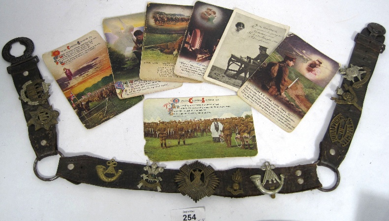 World War 1 Belt with Various Badges 157f0c