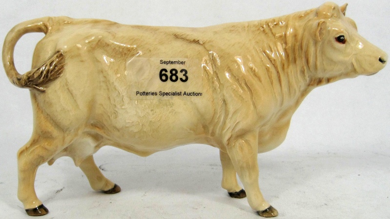 Beswick model of a Charolais Cow 158059