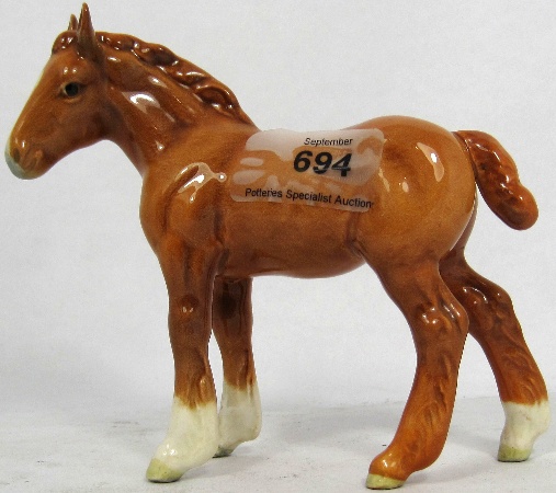 Beswick Chestnut Shire Foal 1053