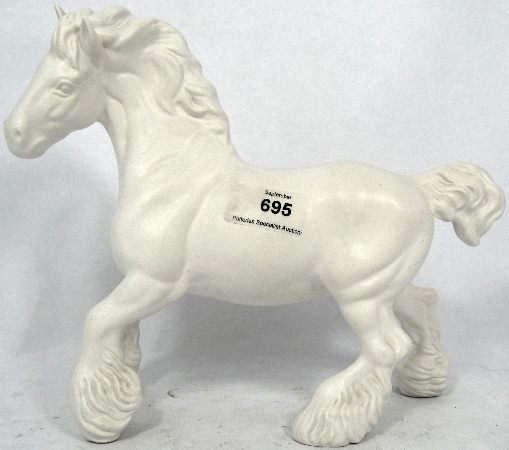 Beswick Model of a Cantering Shire 158063