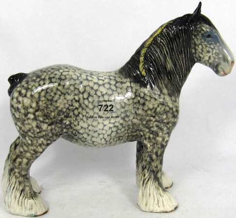 Beswick Shire Horse in Rocking 15807d