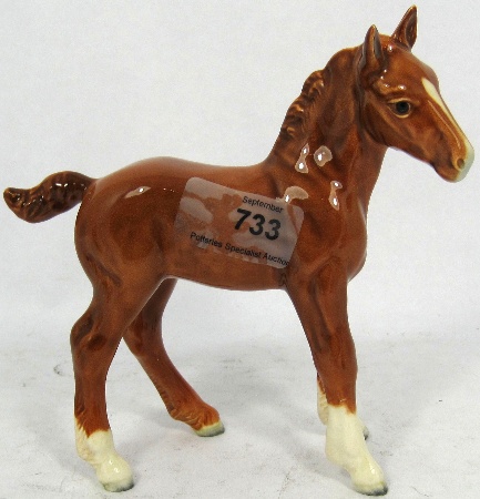 Beswick Chestnut Shire Foal 951