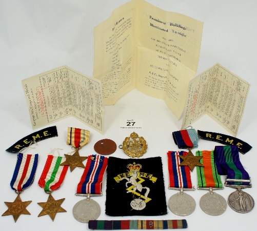 A collection of Second World War Medals