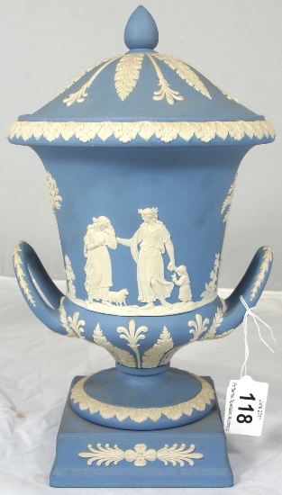 Wedgwood Two Handled Covered Urn