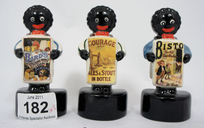 Carlton Ware Golly Advertising Figures