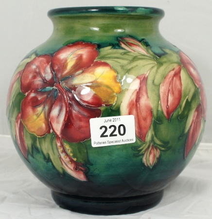 Moorcroft Globular Vase decorated with