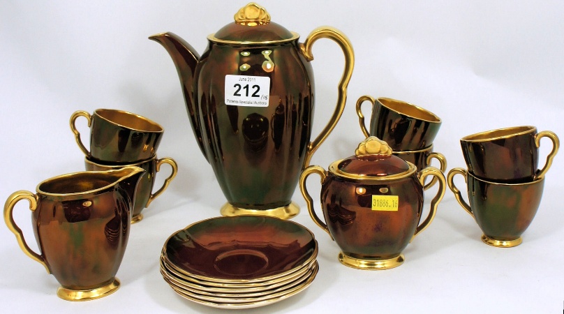 Carltonware Rouge Royal Coffee Set (15)