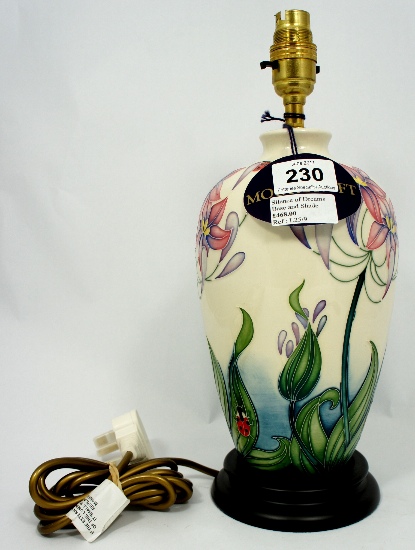 Moorcroft Lamp decorated in the 15816a