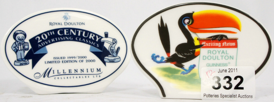 Royal Doulton Pair of Advertising