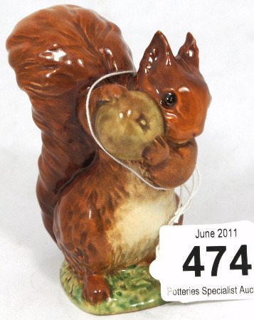 Beswick Beatrix Potter Figure Squirrel 15822a