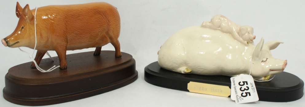 Beswick Pig and Piglet ''Piggy
