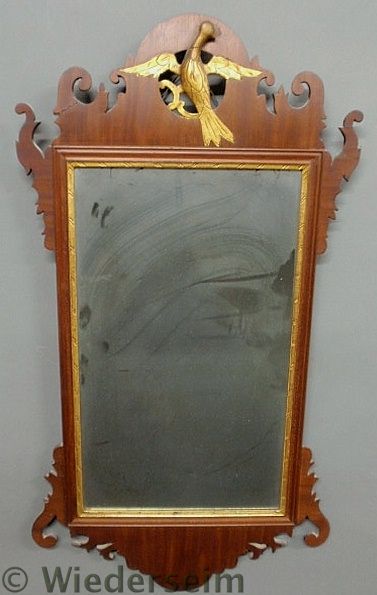 Chippendale mahogany mirror c 1780 1582b6
