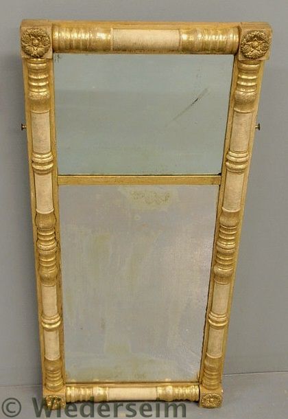 Gilt framed Sheraton mirror with 158320