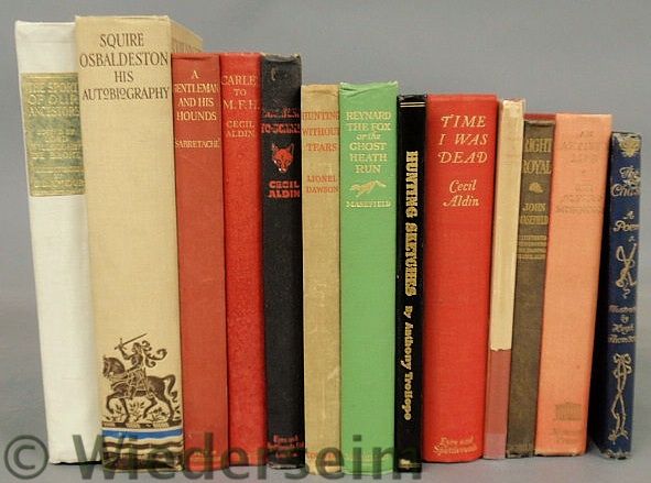 Thirteen foxhunting and equine books