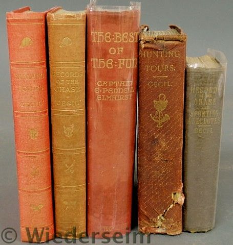 Five foxhunting books four by Cecil 158338