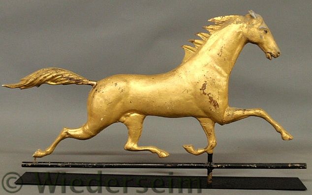 Fine full body molded running stallion 15833f