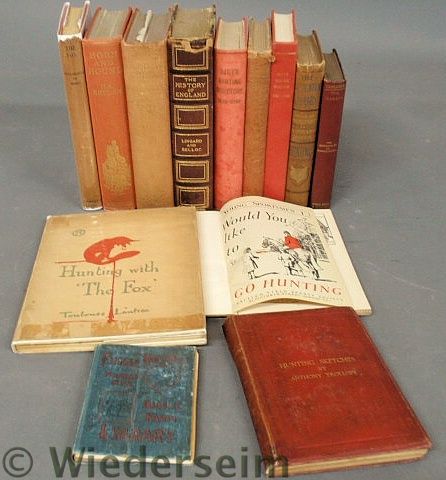 Thirteen foxhunting books to include 158349