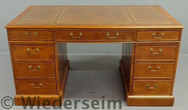 English burlwood partner s desk 158364