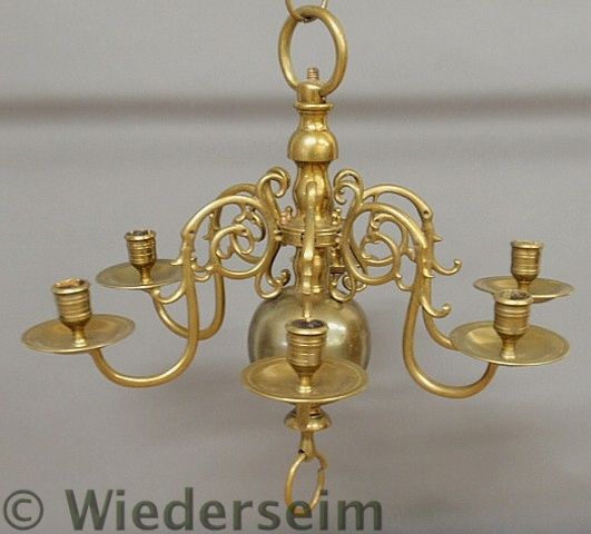 Brass chandelier 18th c Dutch 158389