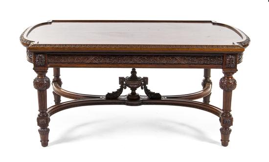 *A Neoclassical Mahogany Low Table