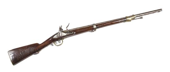 A French Flint Lock Musket with 155ce4