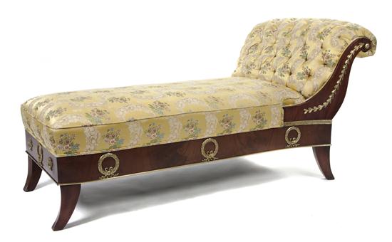 An Empire Style Mahogany and Gilt