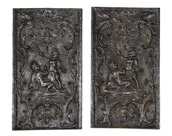 A Pair of Continental Cast Iron 155d29