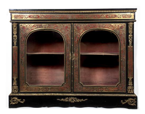 A Napoleon III Boulle Marquetry