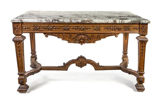 A French Neoclassical Carved Walnut
