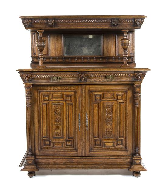 A Renaissance Revival Oak Server in