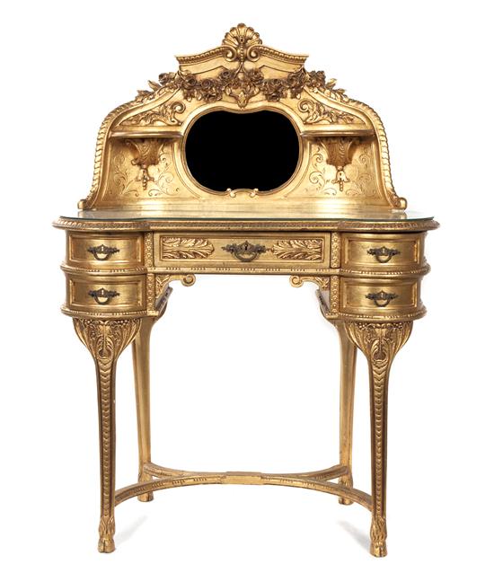 A Neoclassical Giltwood Dressing 155d3a