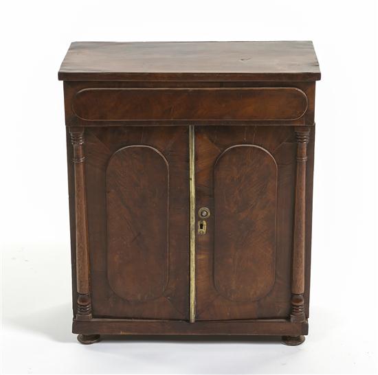 A Continental Burlwood Table Cabinet