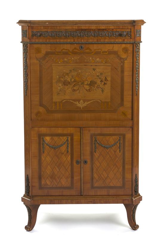 A Louis XVI Style Marquetry and