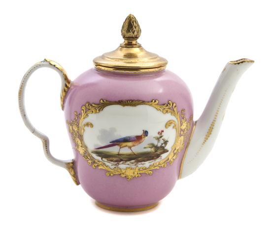 *A Sevres Style Porcelain Teapot