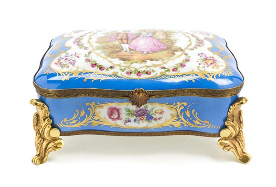 A Sevres Style Porcelain and Gilt 155dc5